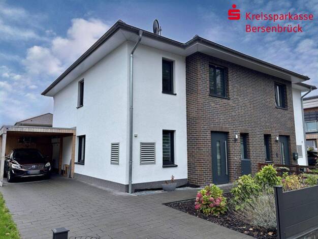 Doppelhaushälfte zum Kauf 399.000 € 5 Zimmer 138 m² 321 m² Grundstück Hesepe Bramsche 49565