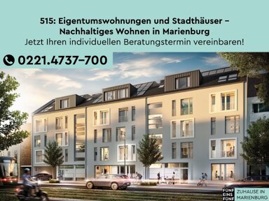 Wohnung zum Kauf provisionsfrei 479.900 € 2 Zimmer 63 m² 1. Geschoss Marienburg Köln 50968