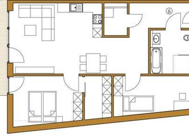 Wohnung zum Kauf 387.000 € 3 Zimmer 89,9 m² 1. Geschoss Sulzfeld 75056