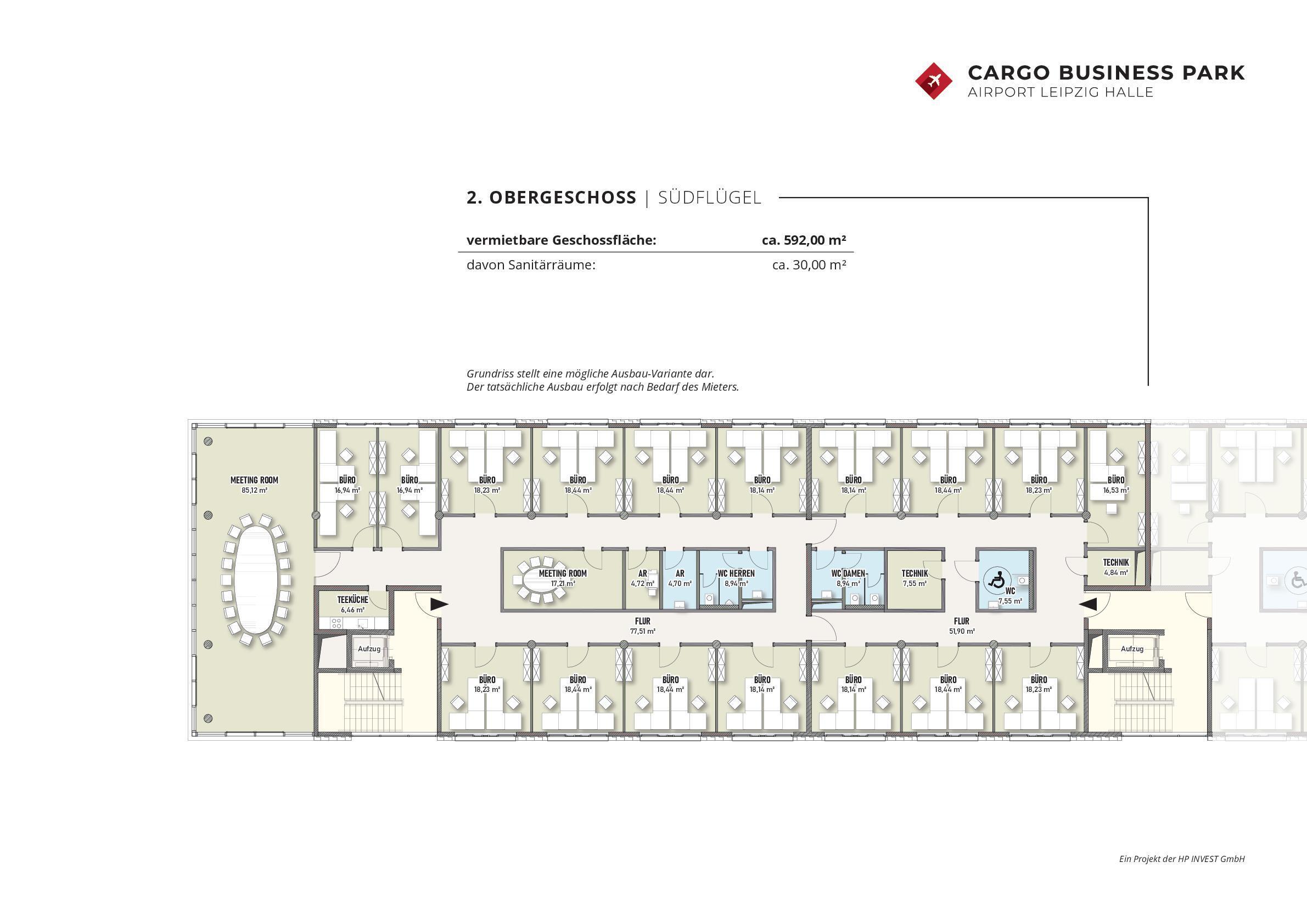 Büro-/Praxisfläche zur Miete provisionsfrei 1.183 m²<br/>Bürofläche Hans-Wittwer-Straße 3 Schkeuditz Schkeuditz 04435