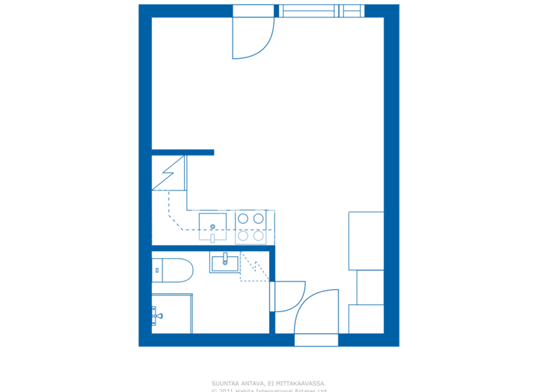 Studio zum Kauf 119.000 € 1 Zimmer 32,5 m² 1. Geschoss Tarhurintie 18 Vantaa 01350