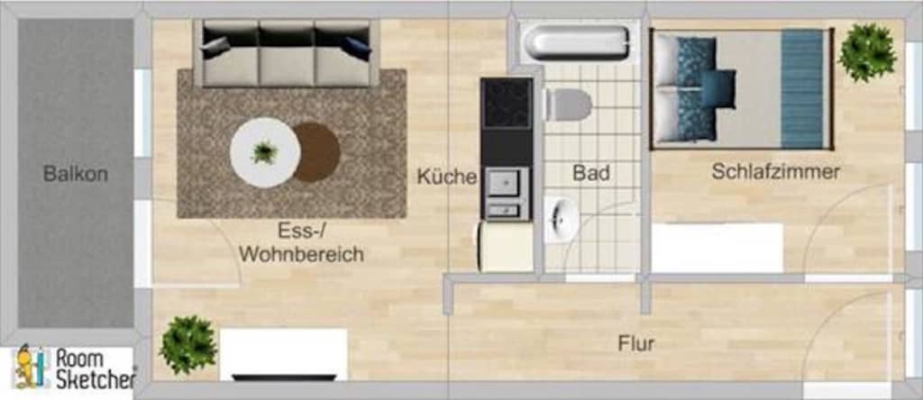 Wohnung zur Miete Wohnen auf Zeit 1.600 € 3 Zimmer 40 m²<br/>Wohnfläche 01.02.2025<br/>Verfügbarkeit Deutz-Kalker Straße Deutz Köln 50679