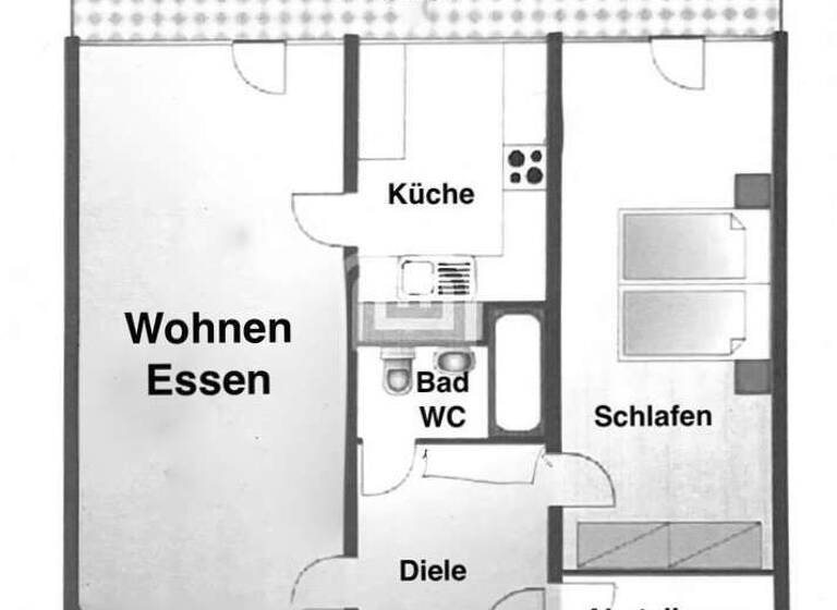 Wohnung zum Kauf 259.000 € 2 Zimmer 76 m² Krozingen Straße 58 Weingarten Weingarten,  Freiburg im Breisgau 79114