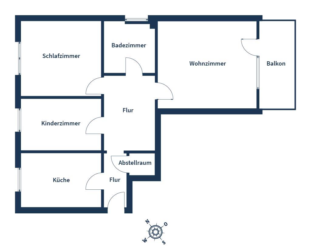 Wohnung zum Kauf 209.000 € 3 Zimmer 83 m²<br/>Wohnfläche 2.<br/>Geschoss Herne-Süd Herne 44625