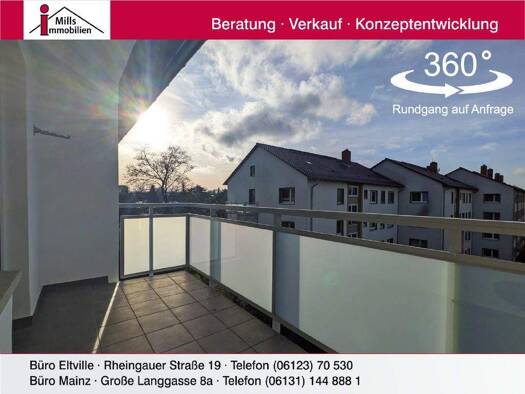 Wohnung zum Kauf 319.000 € 3 Zimmer 78 m² 3. Geschoss Hartenberg/Münchfeld Mainz 55122