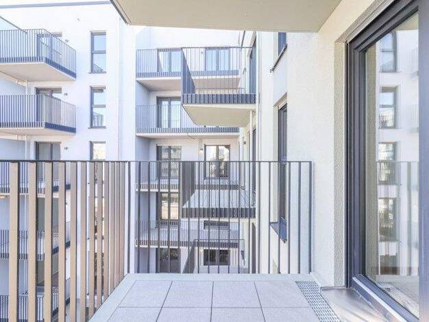 Wohnung zur Miete - Erstbezug 1.143 € 2 Zimmer 46,1 m² 2. Geschoss frei ab 01.01.2026 Karoline-Veith-Straße 31 Bockenheim Frankfurt-Bockenheim 60486