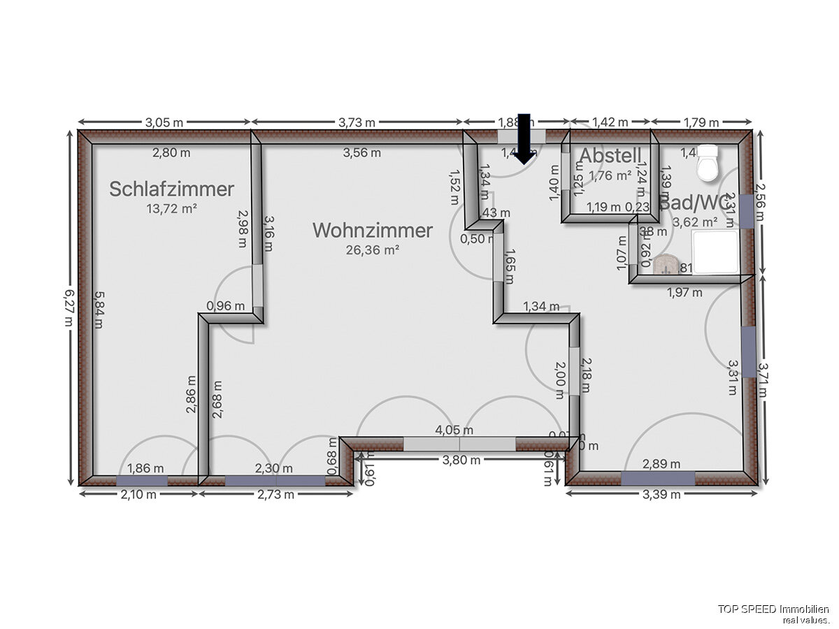 Wohnung zur Miete 700 € 2 Zimmer 65 m²<br/>Wohnfläche EG<br/>Geschoss Schladming 8971