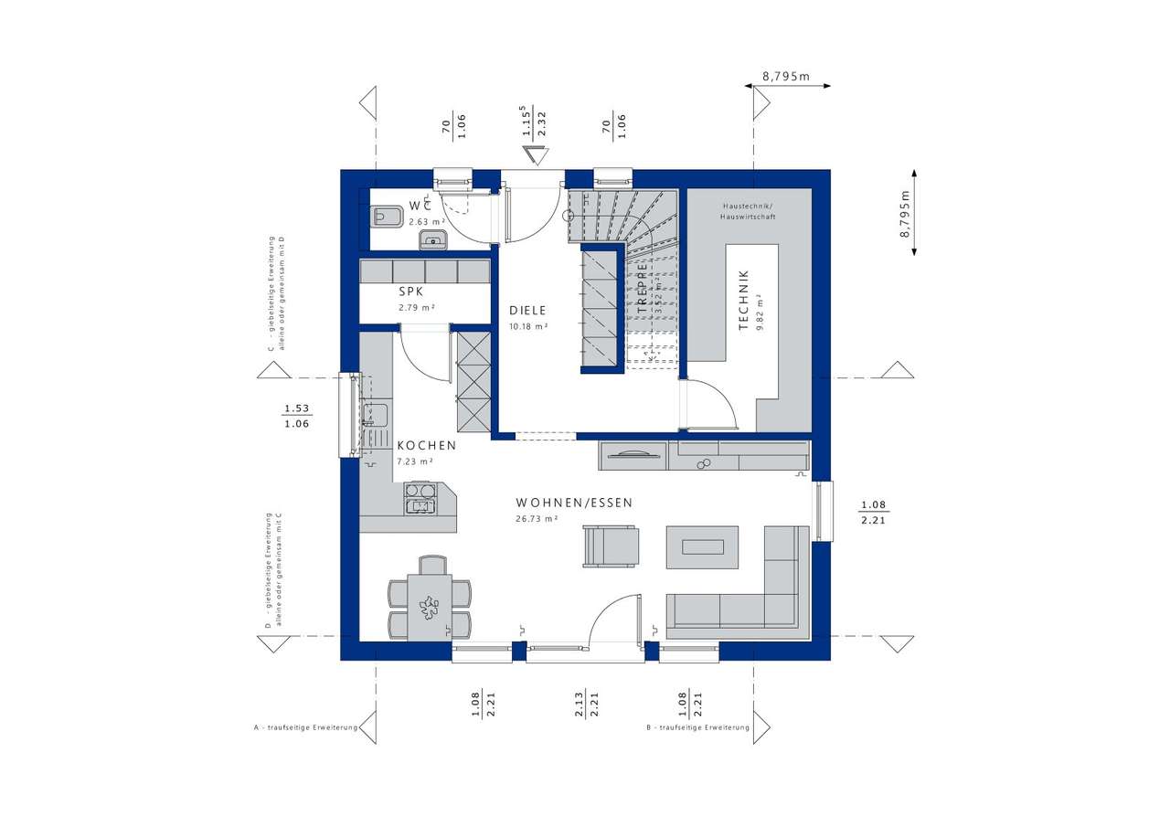 Einfamilienhaus zum Kauf 308.798 € 4 Zimmer 124 m²<br/>Wohnfläche 696 m²<br/>Grundstück Northeim Northeim 37154