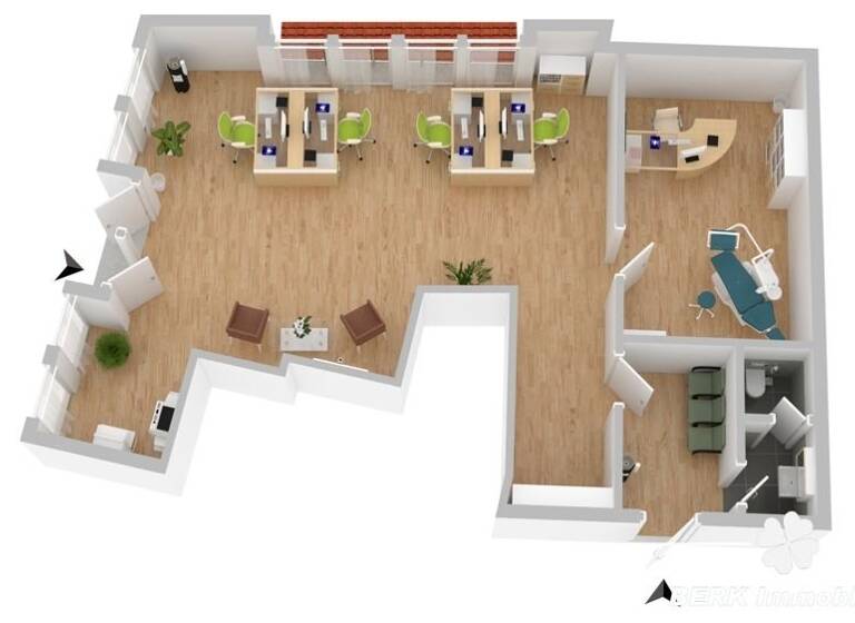 Praxis zur Miete 660 € 93,5 m² Bürofläche Osterode Osterode am Harz 37520