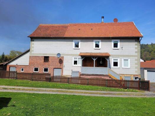 Einfamilienhaus zum Kauf 115.000 € 5 Zimmer 103 m² 1.963 m² Grundstück Lindenstraße 12 Aua Neuenstein 36286