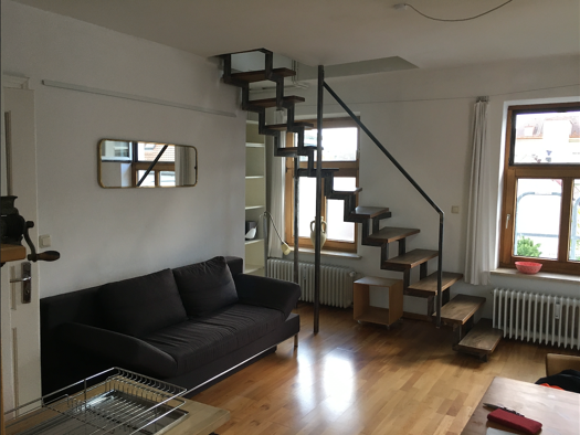 Maisonette zur Miete 1.350 € 1,5 Zimmer 49 m² Geschoss 3/4 frei ab 15.09.2025 Ludwigsvorstadt-Isarvorstadt München 80336