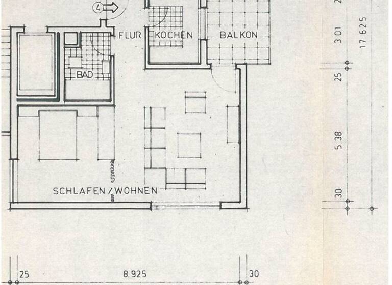 Wohnung zum Kauf 180.000 € 2 Zimmer 60 m² 3. Geschoss Oos Baden-Baden 76532