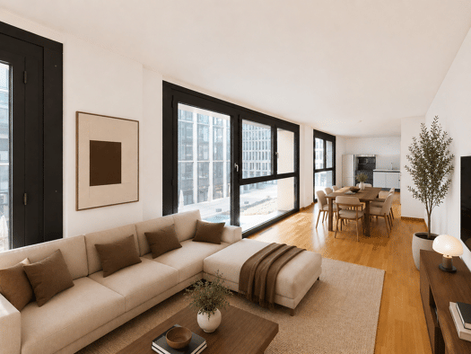 Wohnung zur Miete 2.175 € 3 Zimmer 90,5 m² 6. Geschoss Seckbächer Gasse 5 Altstadt Frankfurt am Main 60311