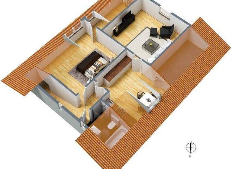 Wohnung zur Miete 465 € 2 Zimmer 58 m² 1. Geschoss Lüdershagen 18314