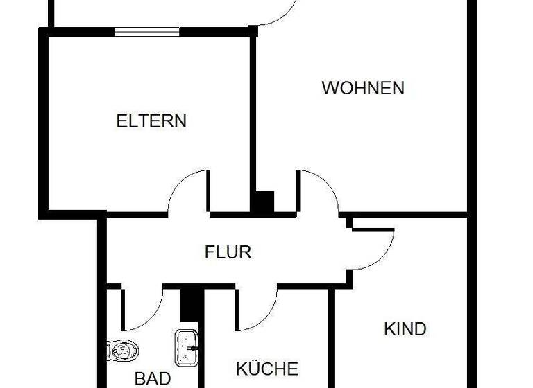 Wohnung zur Miete 449 € 3 Zimmer 66,7 m² 1. Geschoss Wiebringhausstraße 11 Hassel Gelsenkirchen 45896