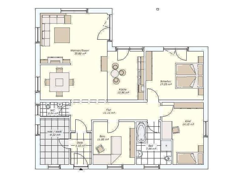 Bungalow zum Kauf 402.395 € 4 Zimmer 123 m² 800 m² Grundstück Althen-Kleinpösna Leipzig 04319