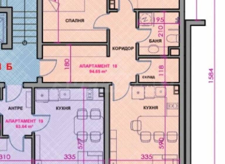 Wohnung zum Kauf 209.900 € 3 Zimmer 94,7 m² Pomorie