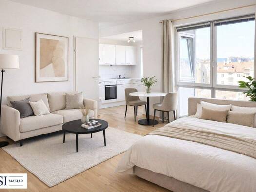 Studio zur Miete 620 € 1 Zimmer 35 m² 6. Geschoss frei ab sofort Hernalser Hauptstraße 106 Wien 1170