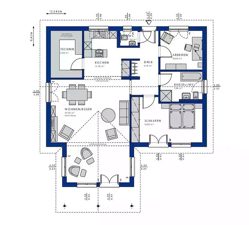 Haus zum Kauf 463.389 € 3 Zimmer 114 m²<br/>Wohnfläche 681 m²<br/>Grundstück Mühlbach Bad Neustadt an der Saale - Mühlbach 97616