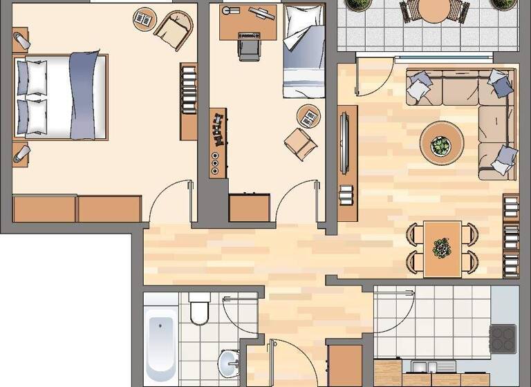 Wohnung zur Miete 549 € 3 Zimmer 67 m² 1. Geschoss Meylantstraße 10 Wickede Dortmund 44319