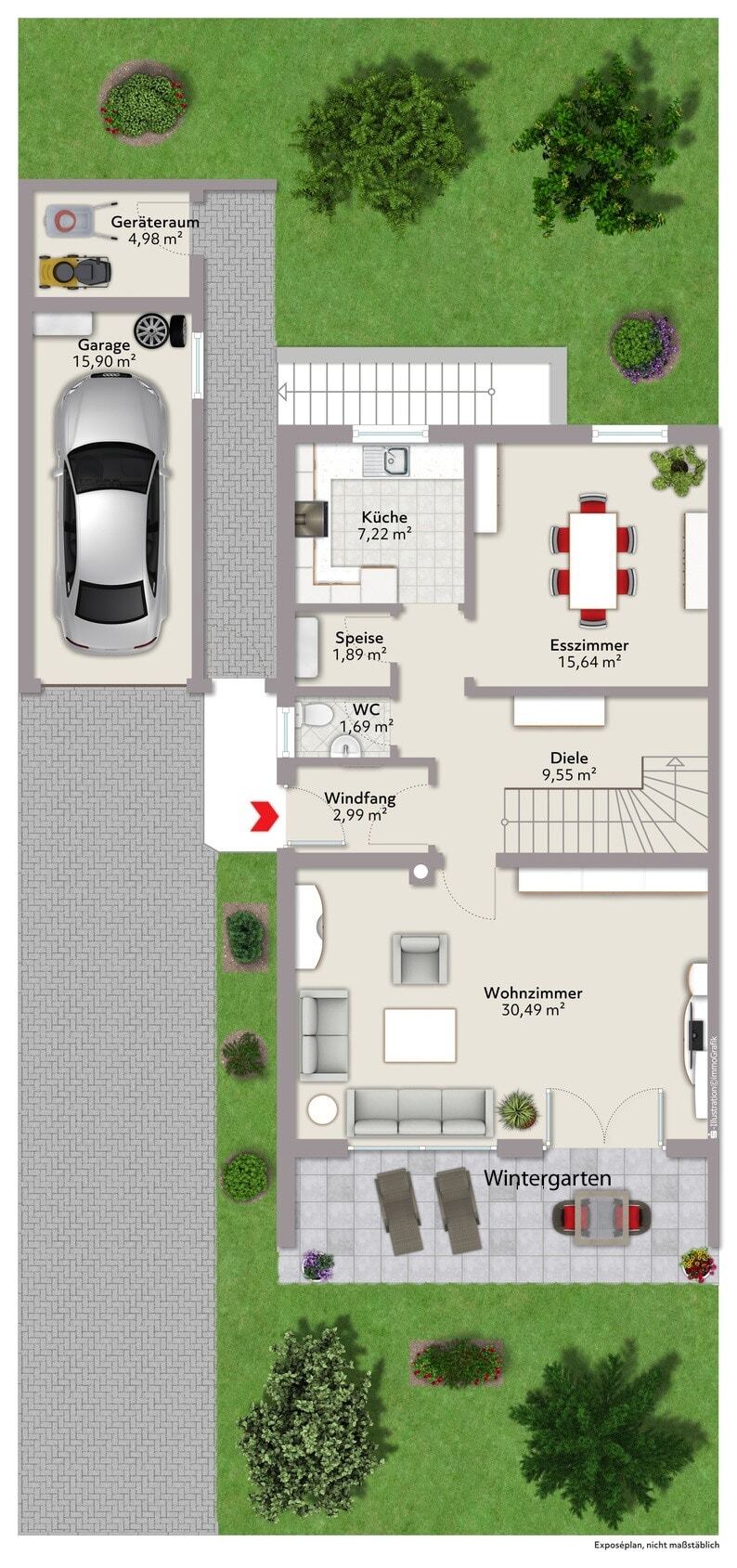 Doppelhaushälfte zum Kauf 539.000 € 5 Zimmer 145 m²<br/>Wohnfläche 382 m²<br/>Grundstück Mindelheim Mindelheim 87719