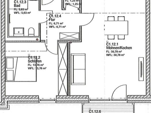 Wohnung zur Miete - Erstbezug 981 € 2 Zimmer 75,4 m² 1. Geschoss Alter Mühlenweg 1 A Bad Bevensen Bad Bevensen 29549