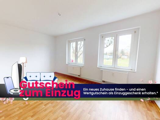 Wohnung zur Miete 349 € 3 Zimmer 68,6 m² 2. Geschoss frei ab 01.10.2026 Waldstraße 20 Lutherstadt Wittenberg Wittenberg 06886