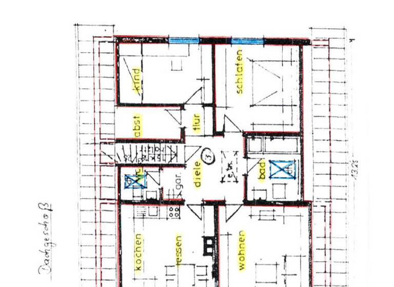 Wohnung zum Kauf 298.000 € 3 Zimmer 81,4 m²<br/>Wohnfläche Dachgeschoss<br/>Geschoss Unterlauchringen Lauchringen 79787