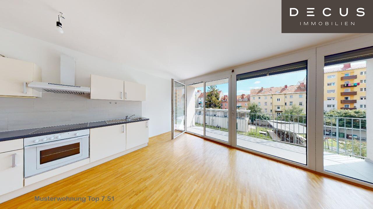 Wohnung zur Miete 433,99 € 2 Zimmer 38,4 m²<br/>Wohnfläche Lend Graz 8020