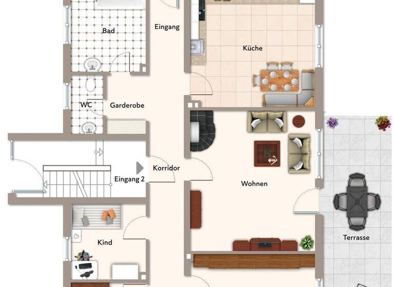 Terrassenwohnung zur Miete 1.200 € 4 Zimmer 125 m² frei ab sofort Weststadt Fürth 90766
