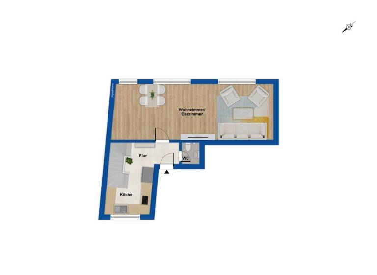 Wohnung zum Kauf 349.000 € 2 Zimmer 77,8 m² Friedrichsfeld Mannheim 68229