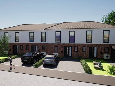 Reihenmittelhaus zum Kauf - Erstbezug provisionsfrei 329.000 € 4 Zimmer 113,5 m² 158 m² Grundstück frei ab sofort Dätgen 24589