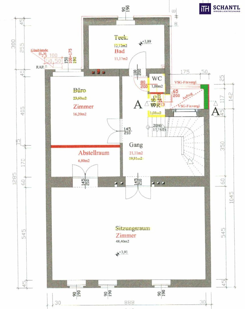 Villa zum Kauf 2.900.000 € 11 Zimmer 350 m²<br/>Wohnfläche 271 m²<br/>Grundstück Wien 1180