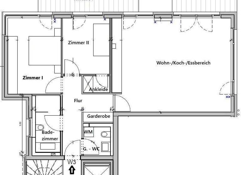 Wohnung zum Kauf 645.000 € 3 Zimmer 98,3 m² EG Offenbach am Main 63069