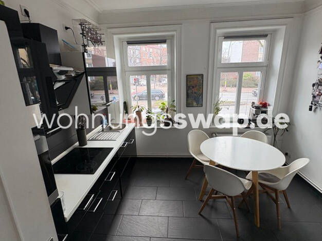 Wohnung zur Miete Tauschwohnung 1.719 € 4 Zimmer 87 m² 1. Geschoss Barmbek-Süd Hamburg 22085