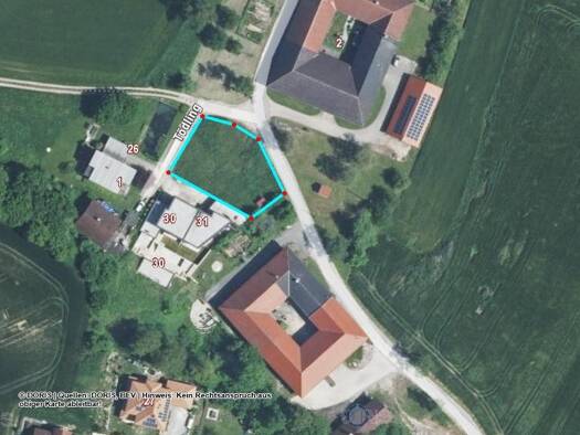 Grundstück zum Kauf 785 m² Grundstück Tödling St. Florian 4490