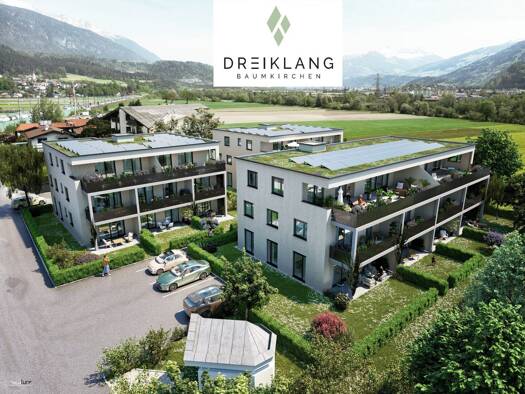 Wohnung zum Kauf - Erstbezug 639.800 € 3 Zimmer 77,4 m² 2. Geschoss Bahnhofstraße 24a, b, c Baumkirchen 6121