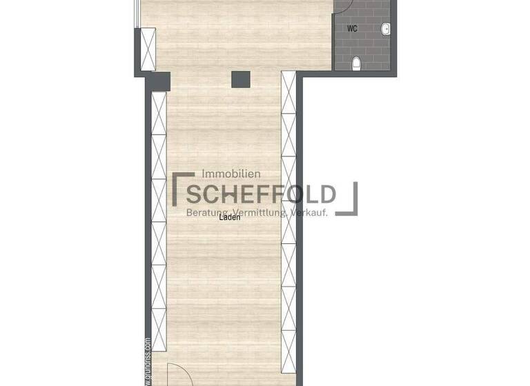 Laden zum Kauf 179.900 € 1 Zimmer 78,3 m² Verkaufsfläche Laupheim 88471