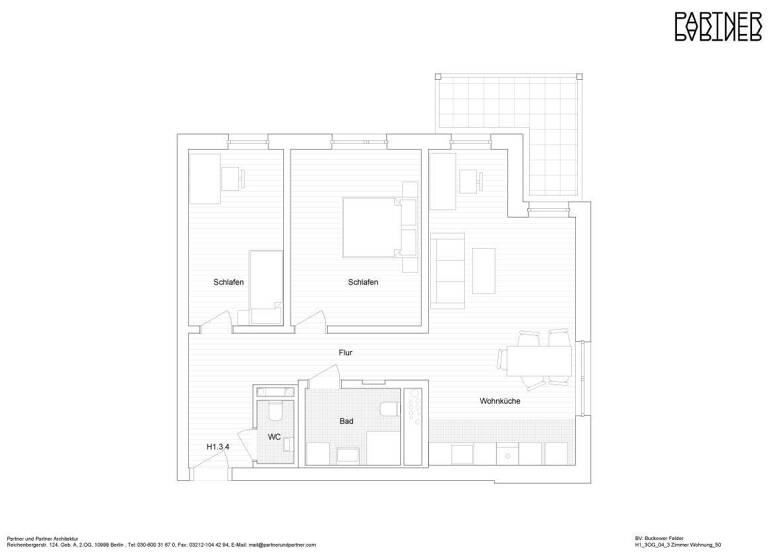 Wohnung zur Miete - Erstbezug 1.404 € 3 Zimmer 81,4 m² 3. Geschoss Buckow Berlin 12349