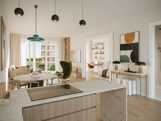 Wohnung zum Kauf - Neubau provisionsfrei 349.900 € 2 Zimmer 54,7 m² 2. Geschoss Schwetzingen 68723