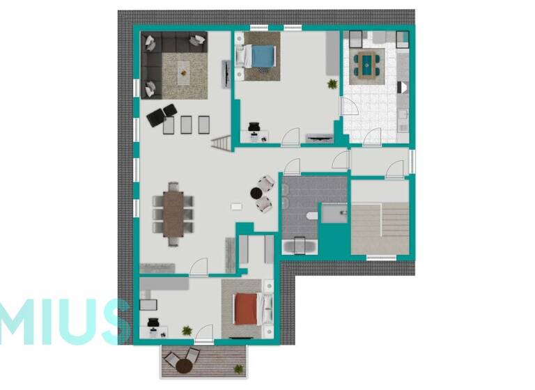 Wohnung zum Kauf 290.000 € 3 Zimmer 91,4 m² 3. Geschoss Nordvorstadt Weimar 99423