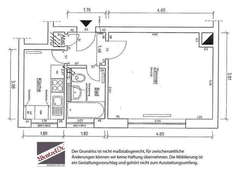 Studio zur Miete 410 € 1 Zimmer 30 m² 5. Geschoss frei ab 01.07.2026 Autal 20 Wedel 22880