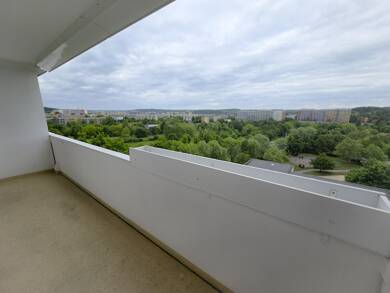 Wohnung zur Miete 211 € 1 Zimmer 36,2 m² 6. Geschoss frei ab sofort Bruno-Brause-Straße 1 Lusan - Brüte 2 Gera 07549