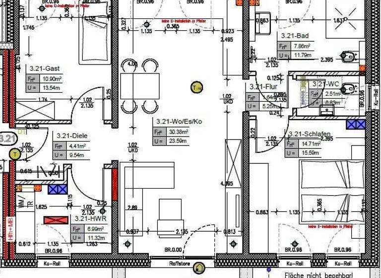 Wohnung zur Miete - Erstbezug 1.085 € 3 Zimmer 83,4 m² 4. Geschoss frei ab 01.08.2026 Geldern 47608