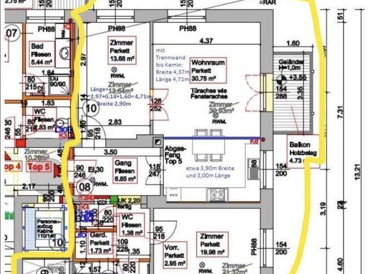 Wohnung zum Kauf provisionsfrei 239.999 € 3 Zimmer 90 m² 1. Geschoss Bahnstr. 3b Mannersdorf an der March 2261