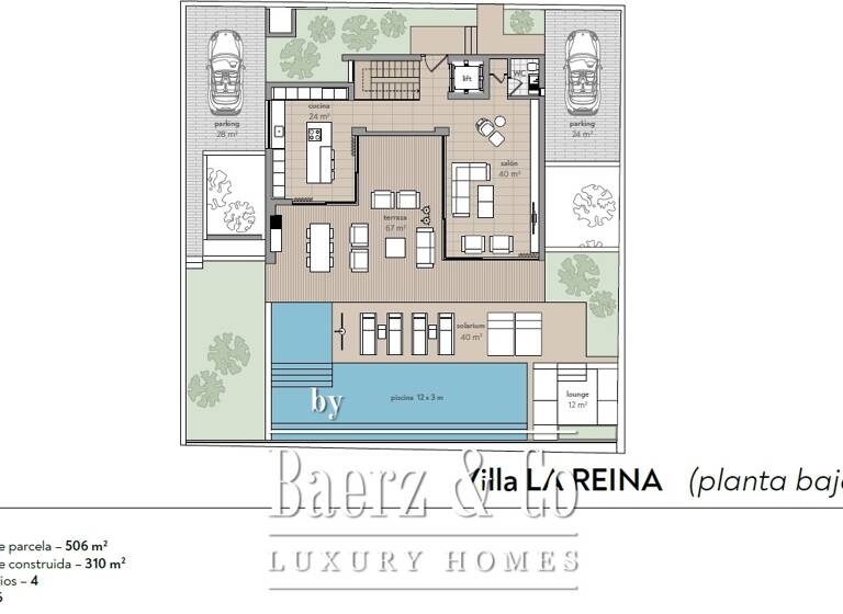 Villa zum Kauf 2.400.000 € 7 Zimmer 310 m² 506 m² Grundstück costa adeje