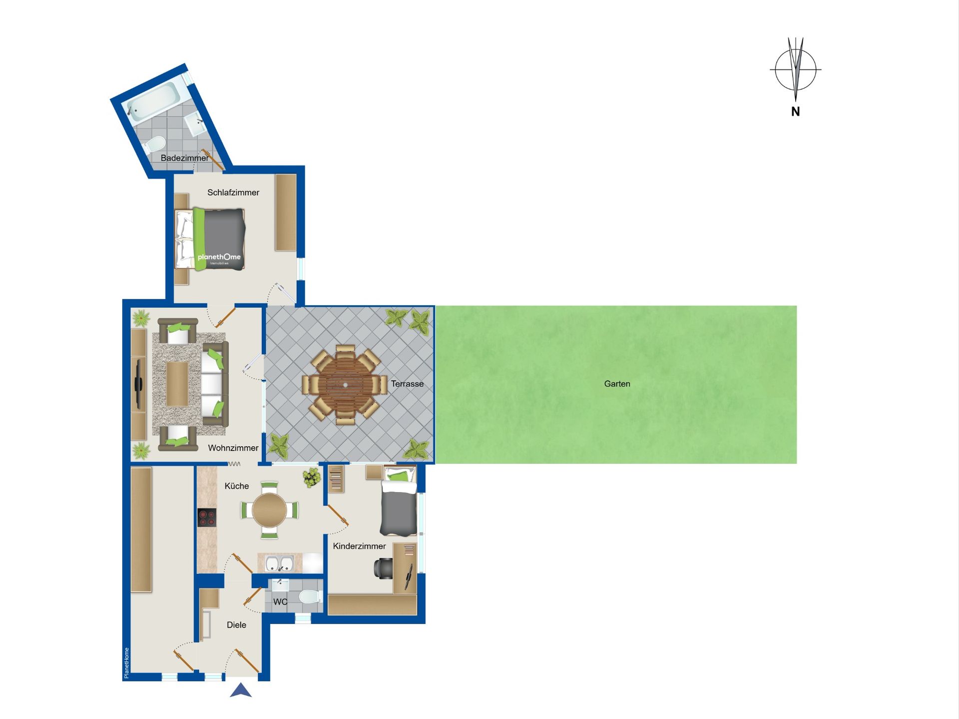 Wohnung zum Kauf 225.000 € 3 Zimmer 86,6 m²<br/>Wohnfläche EG<br/>Geschoss Katzwang / Reichelsdorf Ost / Reichelsdorfer Kelle Nürnberg 90453