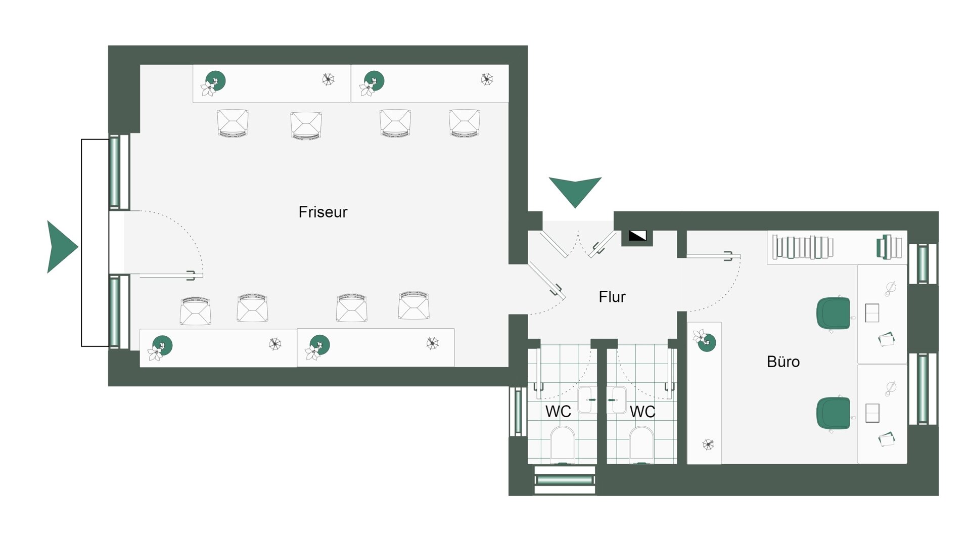 Laden zur Miete 1.225 € 2 Zimmer 28,1 m²<br/>Verkaufsfläche Wollankstraße 135 Pankow Berlin / Pankow 13187