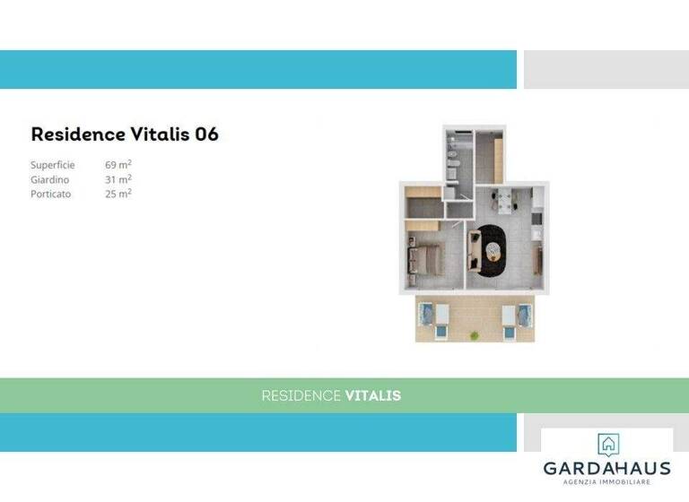 Wohnung zum Kauf - Erstbezug 395.000 € 2 Zimmer 62 m² 1. Geschoss frei ab sofort Via Turona Costermano Sul Garda 37010