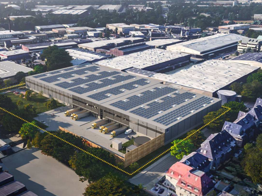 Lagerhalle zur Miete provisionsfrei 14.354 m² Lagerfläche teilbar ab 5.000 m² Benrath Düsseldorf 40599